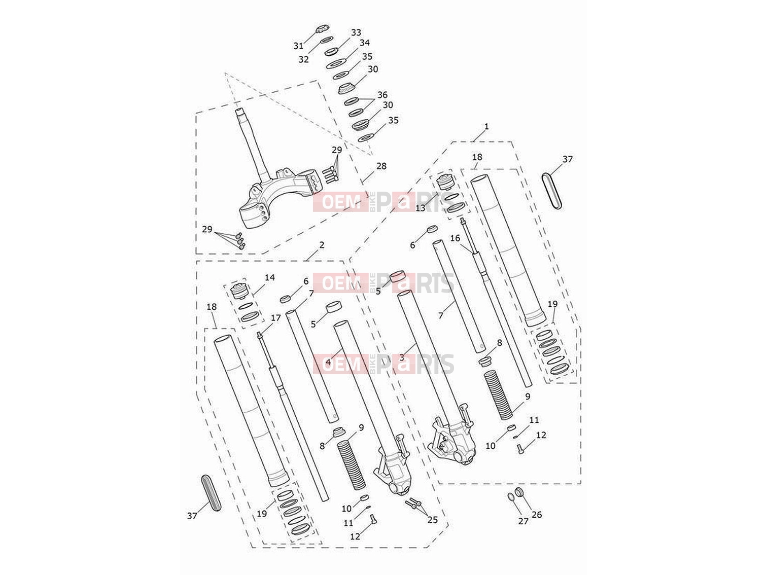 Triumph 2023 Rocket 3 R Front fork