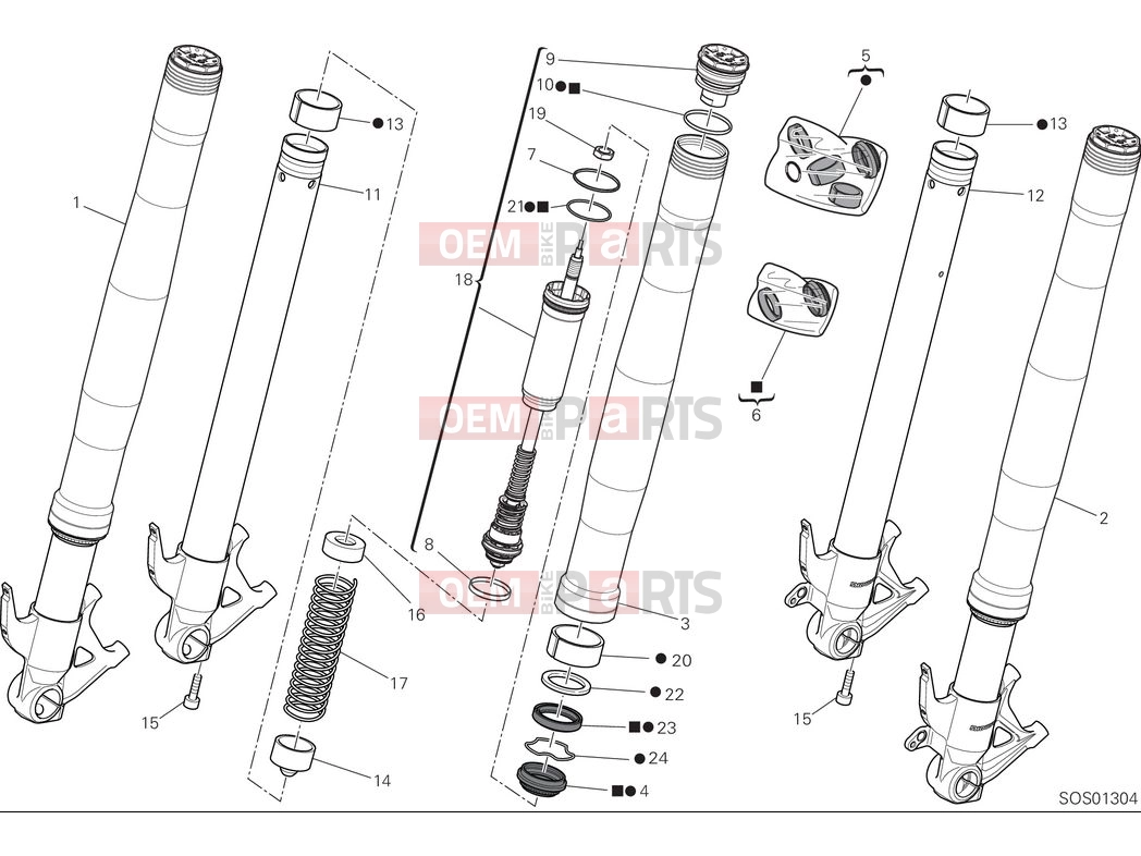 Front fork - Ducati Panigale V4 2025