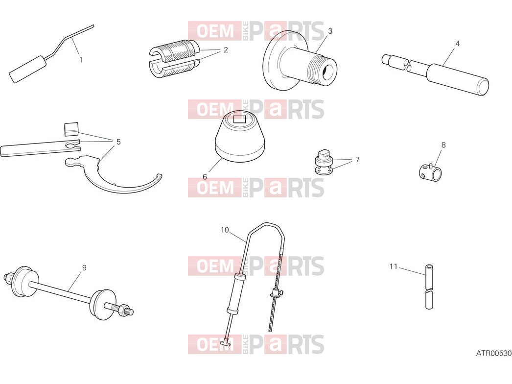 DUCATI 2025 Diavel V4 Workshop service tools - frame