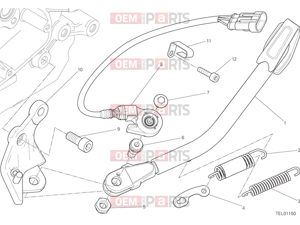 Side stand - Ducati Scrambler Nightshift 2025