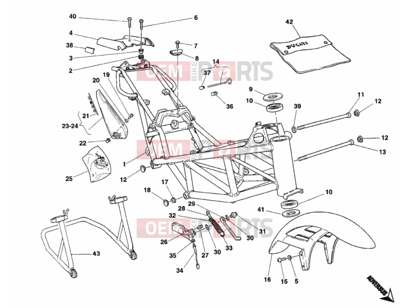 DUCATI 1995 Monster 900 FRAME » FRAME