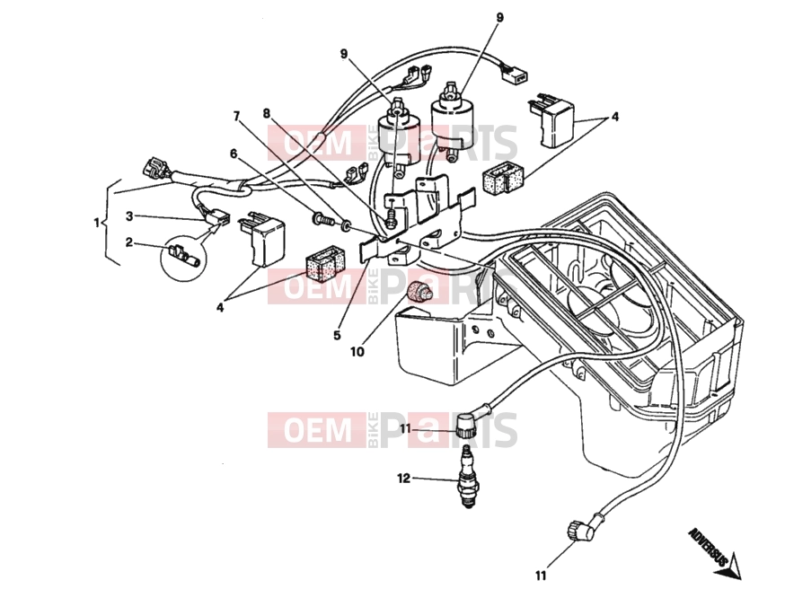 DUCATI 1994 Monster 600 IGNITION COIL » IGNITION SYSTEM