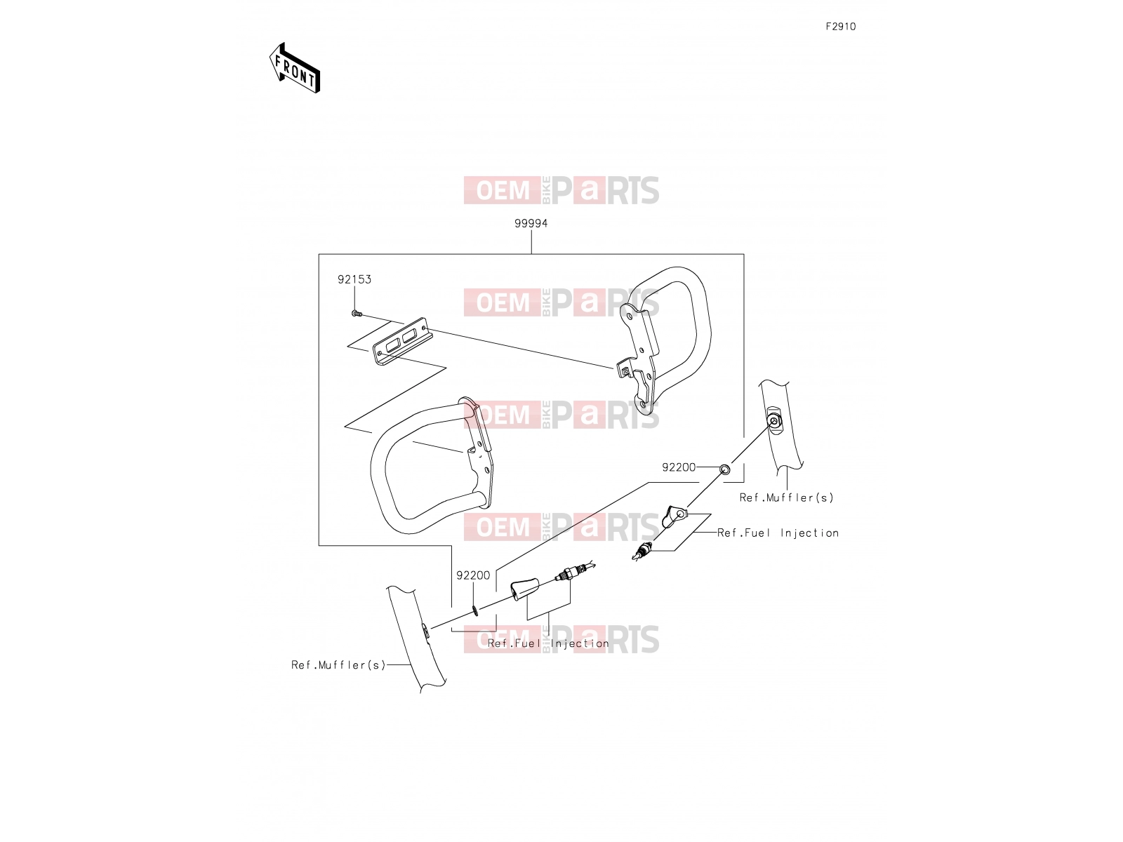 KAWASAKI 2020 59 Accessory(Engine Guard)