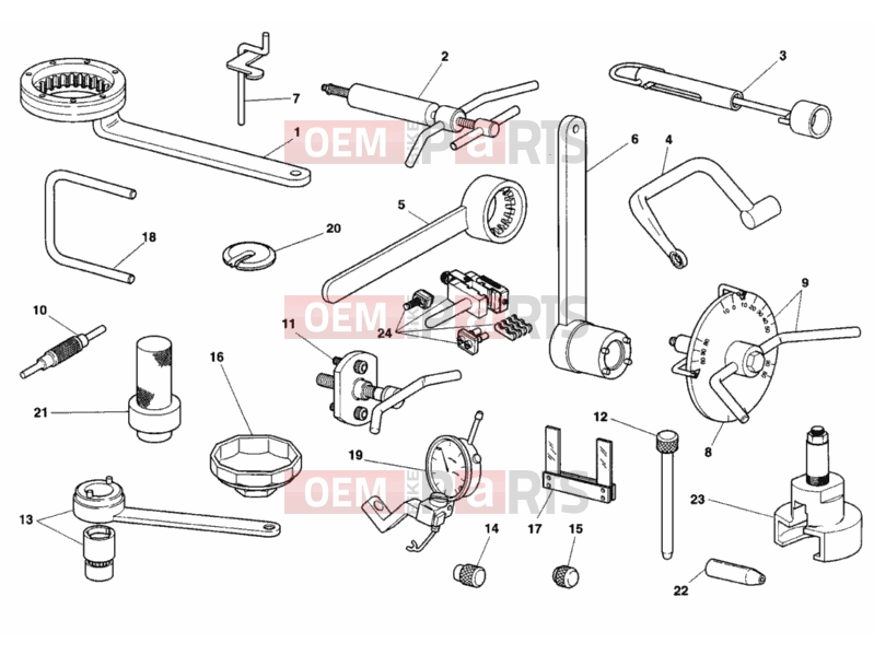 DUCATI 1993 Monster 600 WORKSHOP SERVICE TOOLS » SPECIAL TOOLS