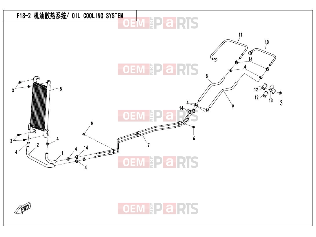 CFMOTO 2015 UTV UFORCE 800 (CF800-3) COOLING SYSTEM