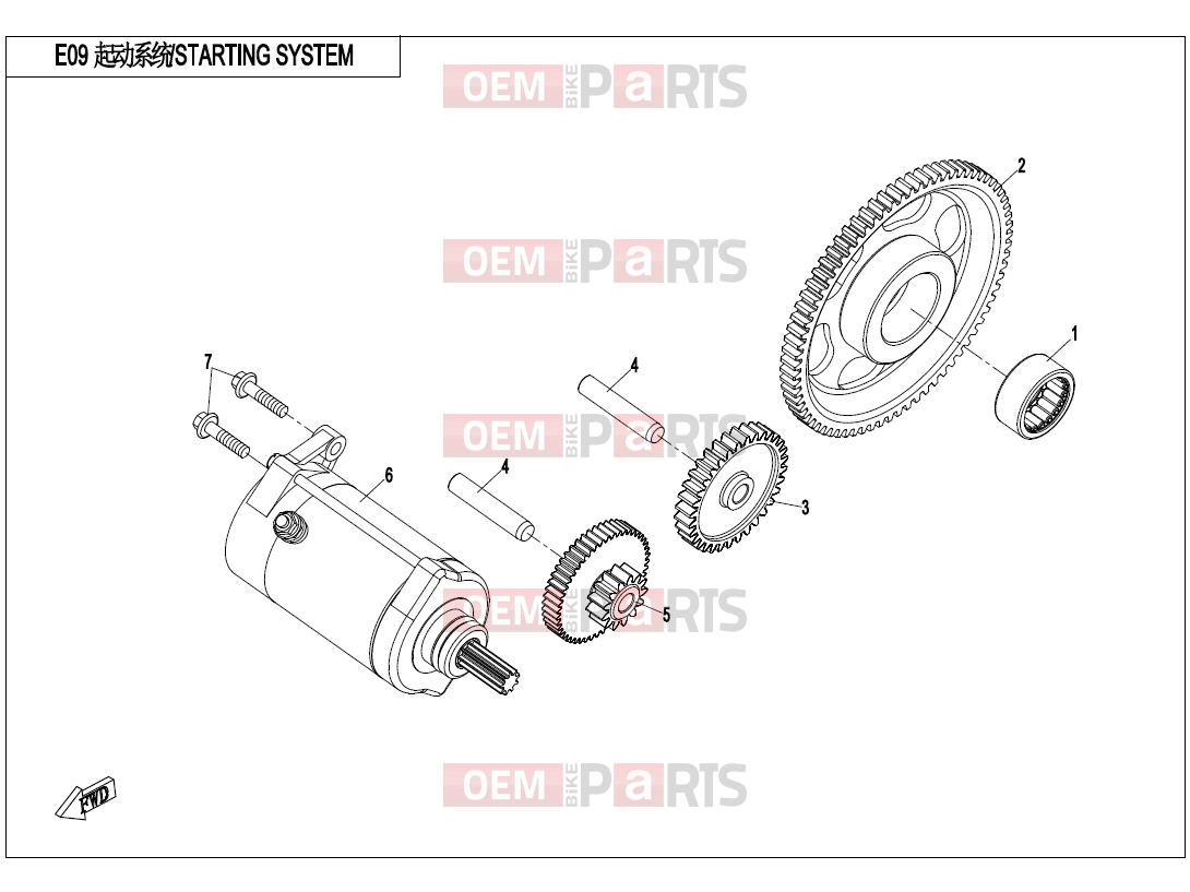CFMOTO 2020 UTV UFORCE 800 (CF800-3) STARTING SYSTEM - E09