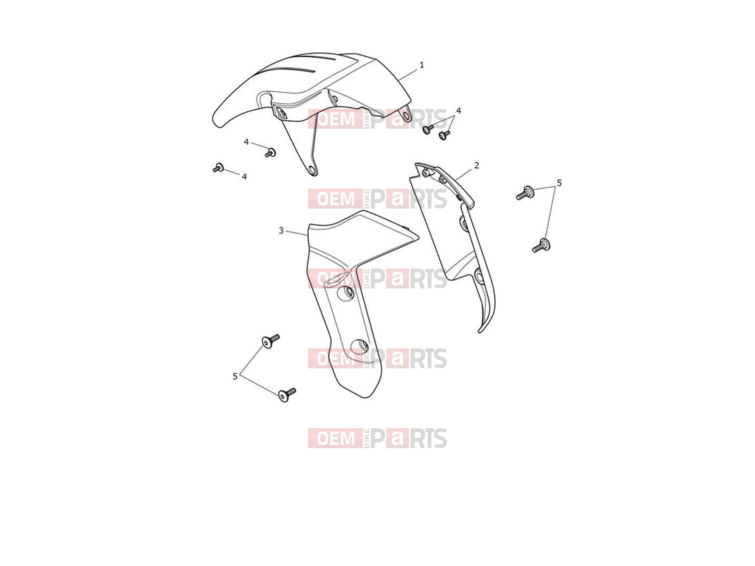 Front Mudguard - Triumph Trident 660 2024