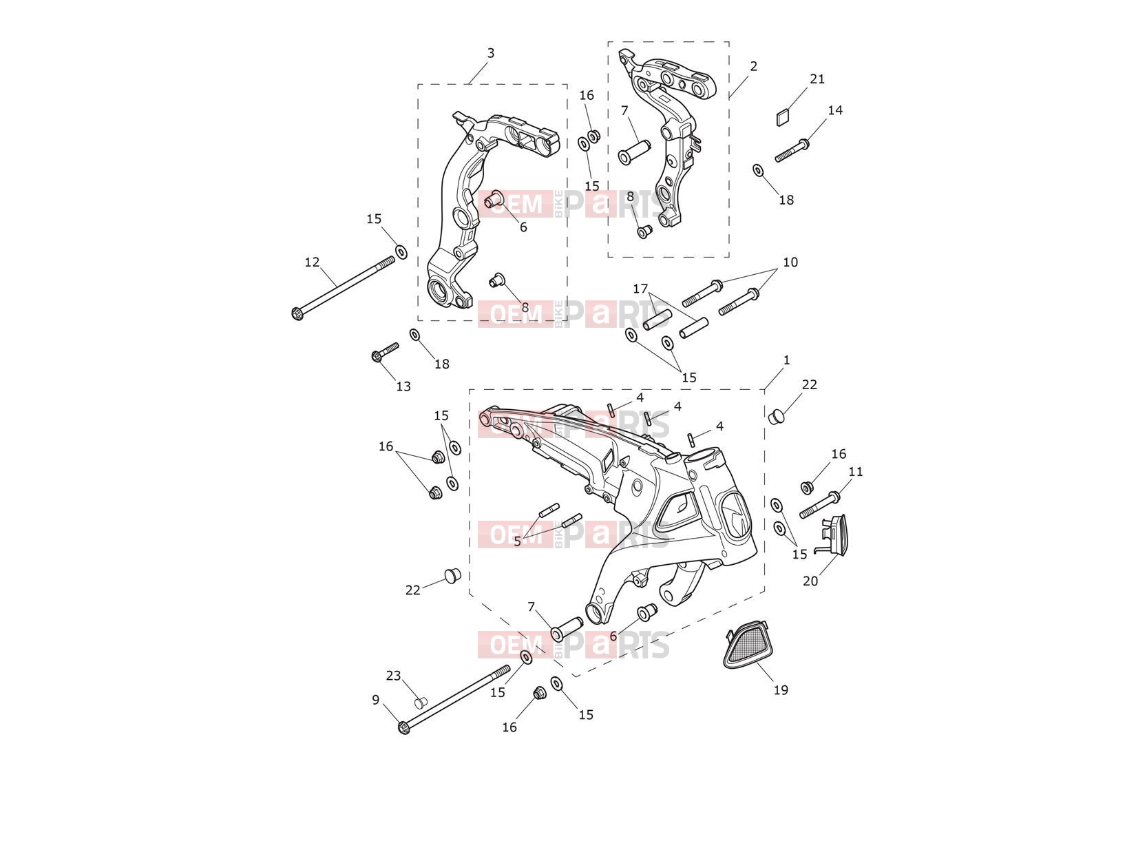 Triumph 2024 ROCKET 3 STORM R Main Frame Assembly