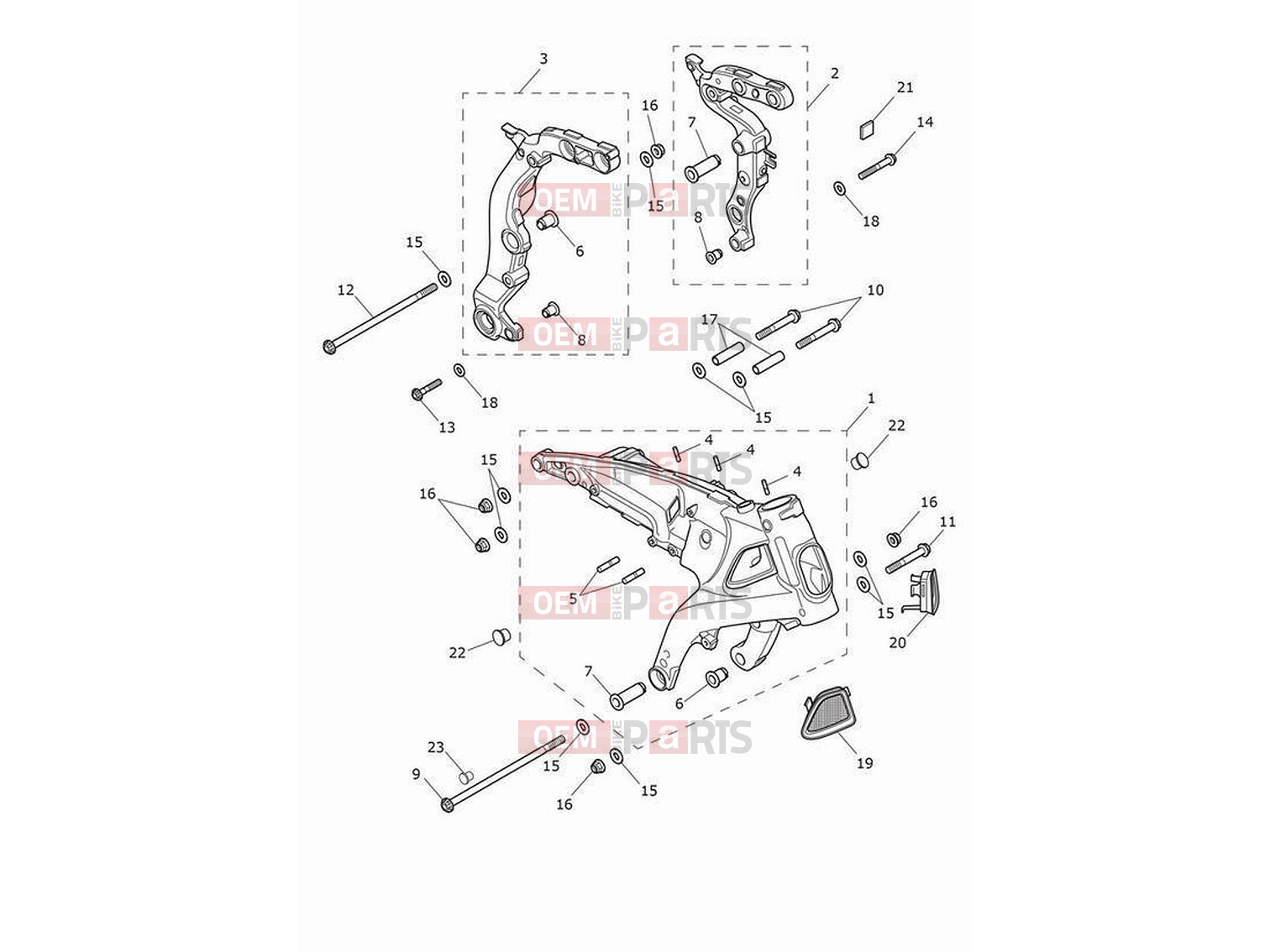 Triumph 2022 Rocket 3 R Main frame