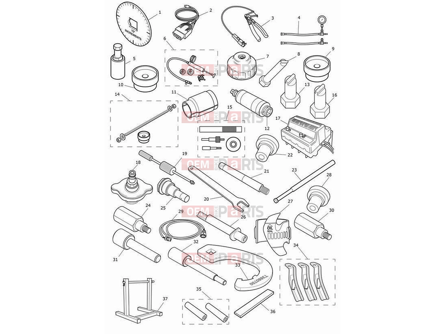 Triumph 2022 Rocket 3 R Service tools