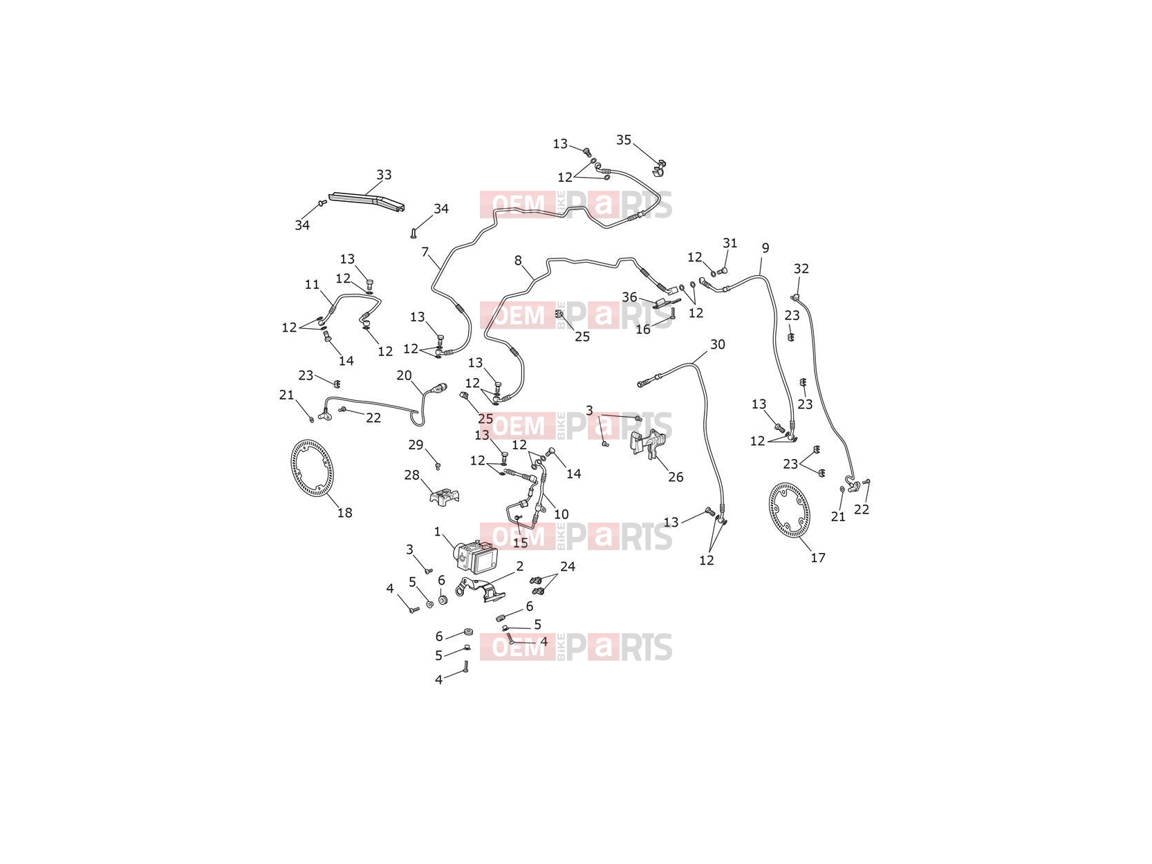 Triumph 2023 Thruxton RS ABS System