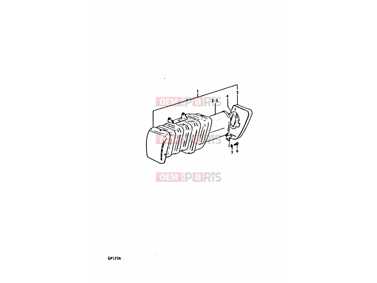 SUZUKI GP125U N (1992) 8 - AIR CLEANER (E02, E04, E17, E18, E21, E22, E24)
