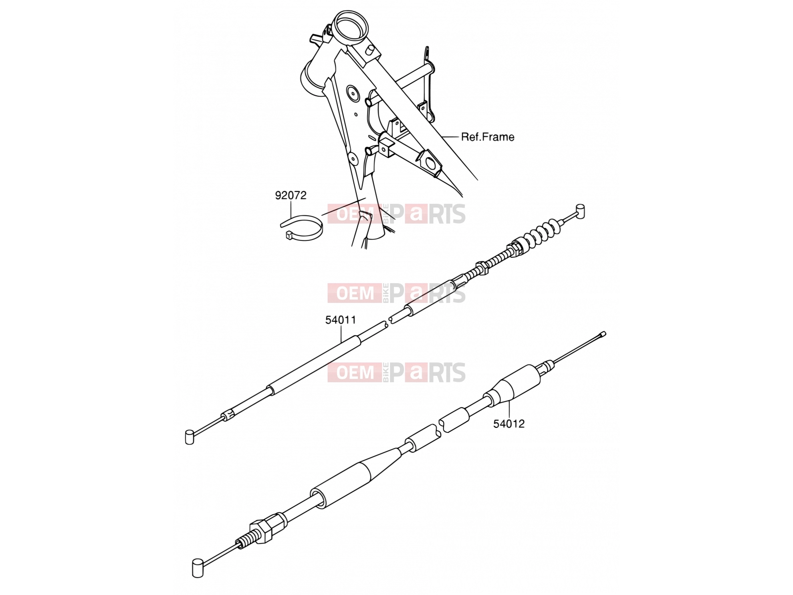 36 - CABLE - Suzuki RM65 K3 (2003) (E24)