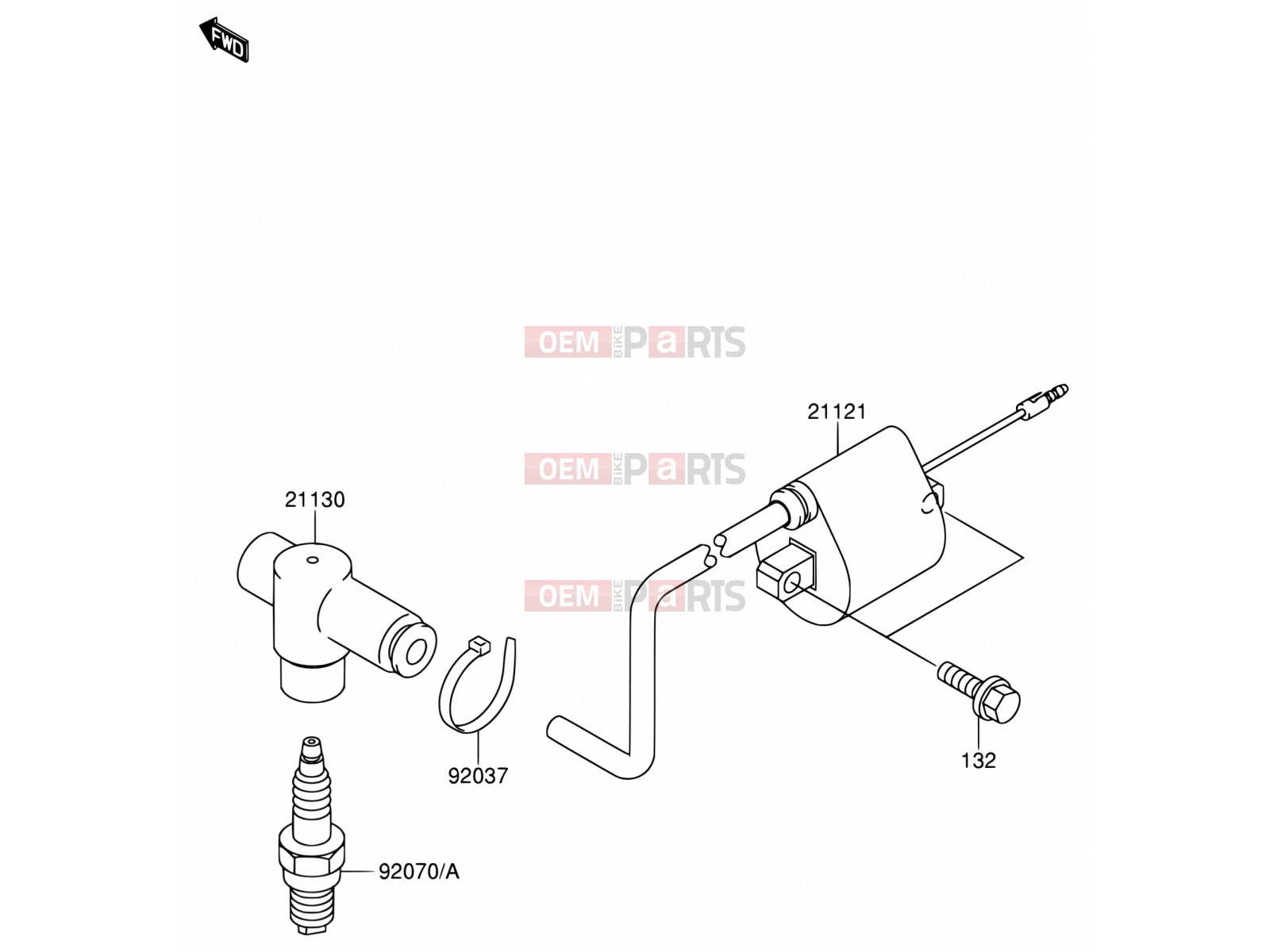 14 - IGNITION SYSTEM - Suzuki RM65 K5 (2005) (E19)