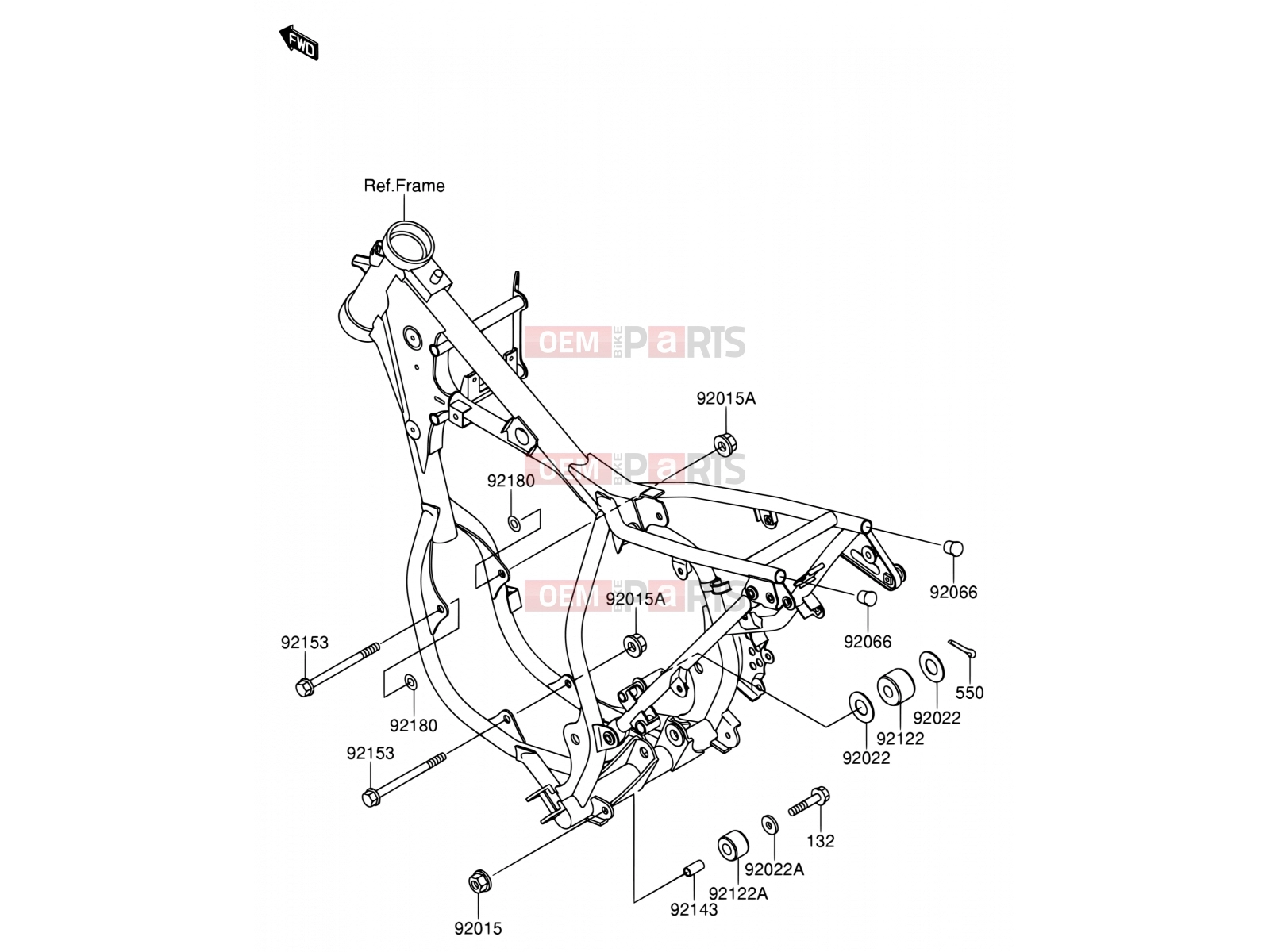 17 - ENGINE MOUNT - Suzuki RM65 K5 (2005) (E19)