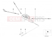 BMW Motorrad BMW 2002 R-Models 4V R 850 R 94 (0401,0406) Bowden cable/cable distributor