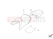 BMW Motorrad BMW 2002 R-Models 4V R 850 R 94 (0401,0406) Adjustable bench seat