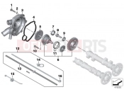 BMW Motorrad BMW 2013 F-Models K7x F 800 R (0217,0227) Water pump