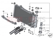 BMW Motorrad BMW 2013 F-Models K7x F 800 R (0217,0227) Radiator