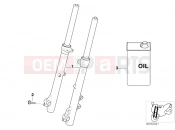BMW Motorrad BMW 2013 F-Models K7x F 800 R (0217,0227) Telescope-fork
