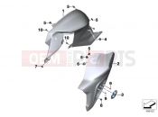 BMW Motorrad BMW 2013 F-Models K7x F 800 R (0217,0227) Fairing side section / attachment parts