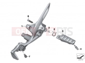 BMW Motorrad BMW 2013 F-Models K7x F 800 R (0217,0227) Footpeg system