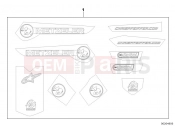 BMW Motorrad BMW 2013 F-Models K7x F 800 R (0217,0227) Adhesive decal 'Chris Pfeiffer'