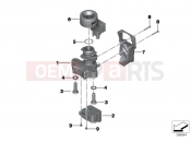 BMW Motorrad BMW 2013 F-Models K7x F 800 R (0217,0227) Ignition switch and mounting parts