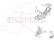 BMW Motorrad BMW 2013 F-Models K7x F 800 R (0217,0227) Lock assembly, Top Case 28l