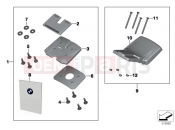 BMW Motorrad BMW 2013 F-Models K7x F 800 R (0217,0227) Mounting hardware for Navigator IV