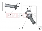 BMW Motorrad BMW 2013 C-Models C evolution (0C03) Handlebar grips