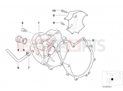 BMW Motorrad BMW 2003 F-Models F 650 GS Dakar 04 (0176,0186) Engine housing cover, right