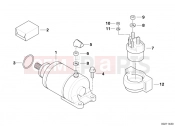 BMW Motorrad BMW 2003 F-Models F 650 GS Dakar 04 (0176,0186) Starter