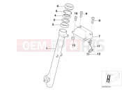BMW Motorrad BMW 2003 F-Models F 650 GS Dakar 04 (0176,0186) Fork slider