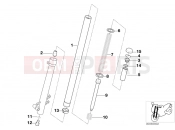 BMW Motorrad BMW 2003 F-Models F 650 GS Dakar 04 (0176,0186) Fork tube / shock / spring