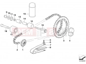 BMW Motorrad BMW 2003 F-Models F 650 GS Dakar 04 (0176,0186) Chain drive