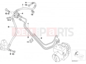 BMW Motorrad BMW 2003 F-Models F 650 GS Dakar 04 (0176,0186) Brake pipe front ABS