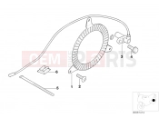 BMW Motorrad BMW 2003 F-Models F 650 GS Dakar 04 (0176,0186) Rear-wheel brake sensor