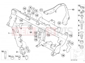 BMW Motorrad BMW 2003 F-Models F 650 GS Dakar 04 (0176,0186) Frame