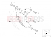 BMW Motorrad BMW 2003 F-Models F 650 GS Dakar 04 (0176,0186) Engine support