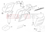 BMW Motorrad BMW 2003 F-Models F 650 GS Dakar 04 (0176,0186) Case, variable / single parts