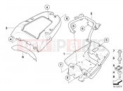 BMW Motorrad BMW 2003 F-Models F 650 GS Dakar 04 (0176,0186) Tail part