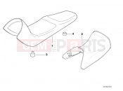 BMW Motorrad BMW 2003 F-Models F 650 GS Dakar 04 (0176,0186) Bench seat