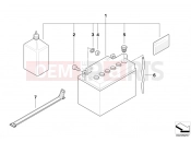 BMW Motorrad BMW 2003 F-Models F 650 GS Dakar 04 (0176,0186) Battery