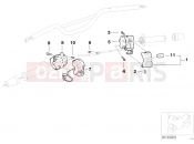 BMW Motorrad BMW 2003 F-Models F 650 GS Dakar 04 (0176,0186) Combination switch at handlebar