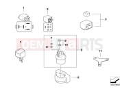 BMW Motorrad BMW 2003 F-Models F 650 GS Dakar 04 (0176,0186) Various relays
