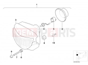 BMW Motorrad BMW 2003 F-Models F 650 GS Dakar 04 (0176,0186) Headlight