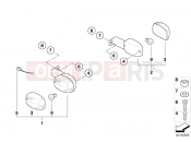 BMW Motorrad BMW 2003 F-Models F 650 GS Dakar 04 (0176,0186) Turn indicator