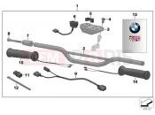 BMW Motorrad BMW 2003 F-Models F 650 GS Dakar 04 (0176,0186) Heated handlebar grips