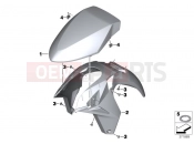 Front wheel fender - BMW Motorrad R 1200 RT (0A03, 0A13) 2016